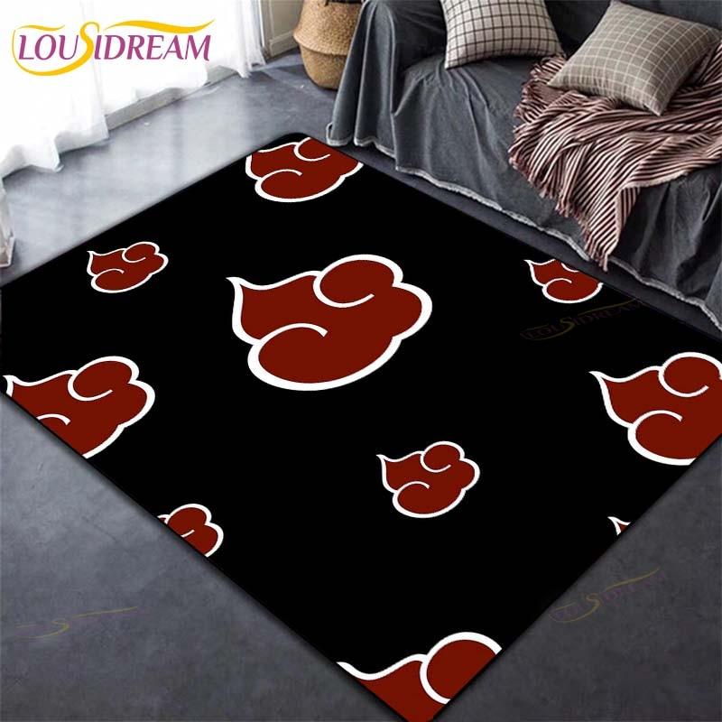 Коврик в стиле аниме, ковер, ковры Наруто для гостиной, мягкий напольный коврик, коврики для спальни, дверной коврик, нескользящие коврики, коврик для ванной