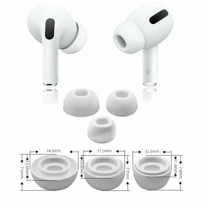 1 пара силиконовых насадок для наушников, чехол для Airpods Pro, силиконовый чехол для гарнитуры для Airpods Pro 2