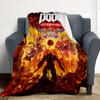 Doom Eternal Flannel Blanket Throw Blanket Soft Warm Sofa Bed Camping Car Home Decor Unique Christmas Gift C930371