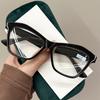 Retro Men Women Clear Lens Presbyopia Glasses Personalized Cat Eye Reading Glasses Blue Light Blocking Eye Protection Eyewear