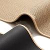 Japanese Style Super Absorbent Kitchen Floor Mat Soft Long Linen Weave Bath Mat Washable Thickened Kitchen Rug Living Room