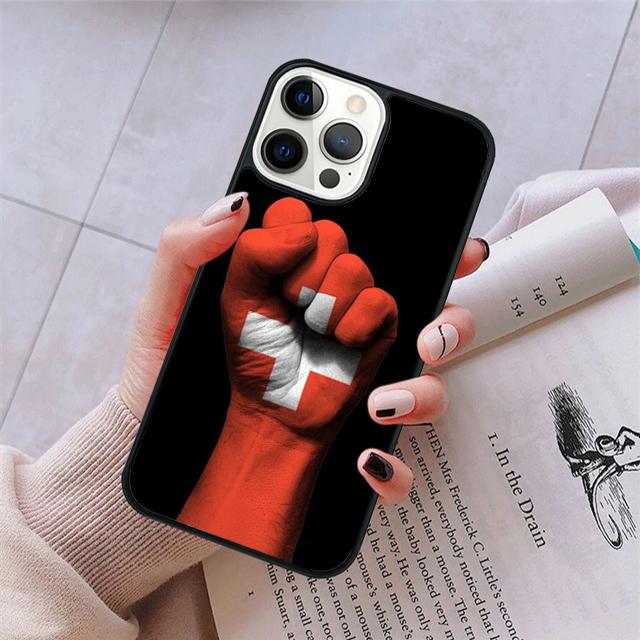 Швейцария Швейцарский Флаг Чехол для Телефона Для iPhone 17 Air 15 16 16e 11 12 13 14 Pro Max Чехол Для iPhone 17 Air Max Plus Fundas