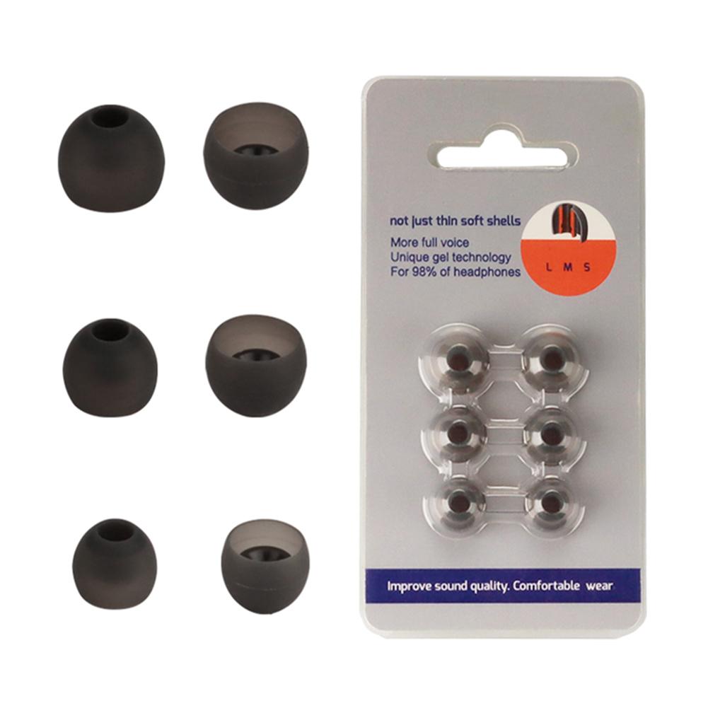 Для JBL TOUR PRO+ Силиконовые затычки для наушников Сменные амбушюры Затычка для ушей Размер S M L Внутриканальные наушники-вкладыши Аксессуары