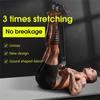 Нескользящий эспандер для лодыжек с ручками, веревка для растяжки ног для йоги и приседаний, домашние тренировки