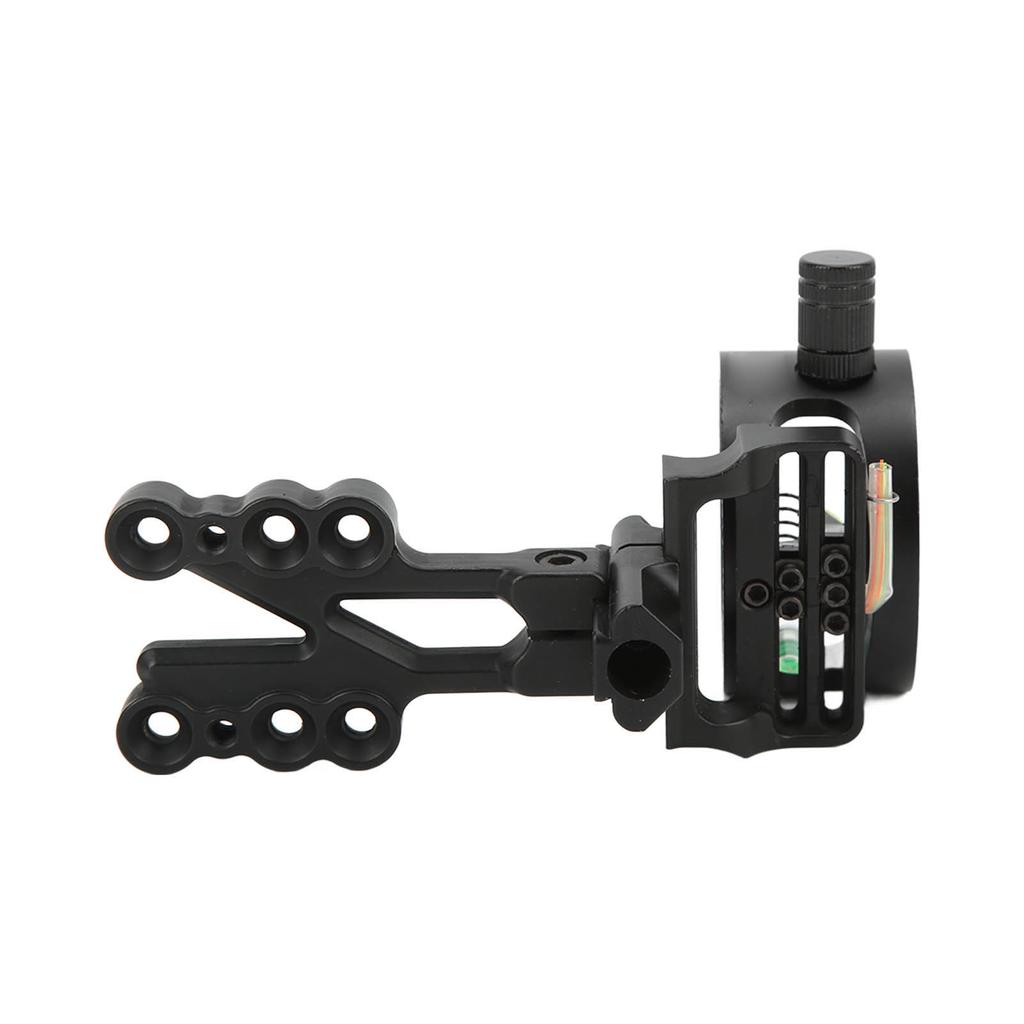 Прицел для лука, 5-контактный алюминиевый прицел для стрельбы из лука с 0,019 горизонтальными волоконно-оптическими штифтами для лука SP019 и