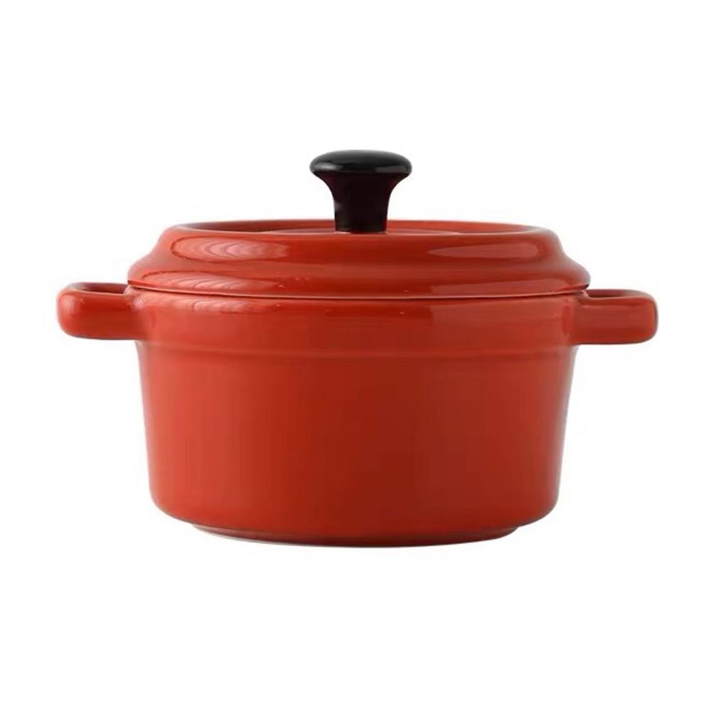 Миска для варки яиц на пару, защищающая от ожогов, с подвесными ушками, мини-кастрюля с крышками, миска для французского лукового супа, масло