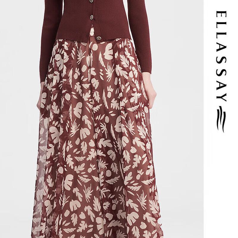 ELLASSAY Women's Drape Wide-Leg Skirt Pants
