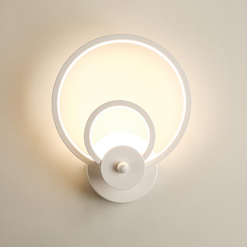 Настенный светильник, прикроватная лампа, черно-белый свет, роскошный стиль, спальня, светодиодный светильник, креативный, современный, минималистский, скандинавский, гостиная, проход для отеля