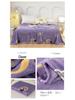 Flannel Insulated Air Conditioning Blanket for Dormitory, Single, and Double Beds