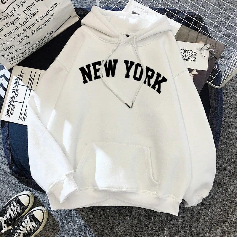 Толстовка с буквенным принтом Boston Brooklyn, модное пальто унисекс, большие толстовки с капюшоном в Нью-Йорке, женская толстовка унисекс, одежда Brooklyn