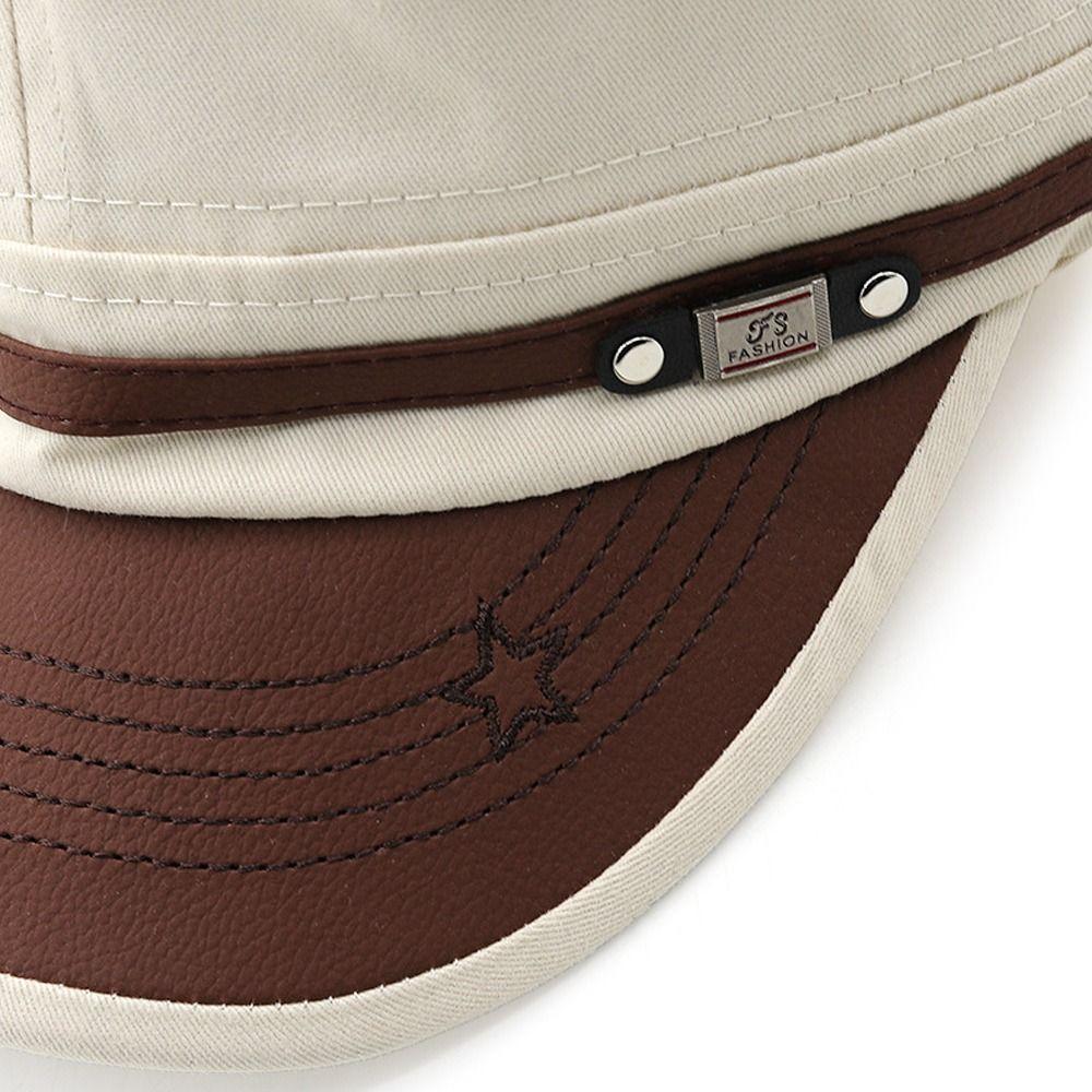 Spring Summer Adjustable Breathable Baseball Cap Cadet Hat Hat Sun Cap