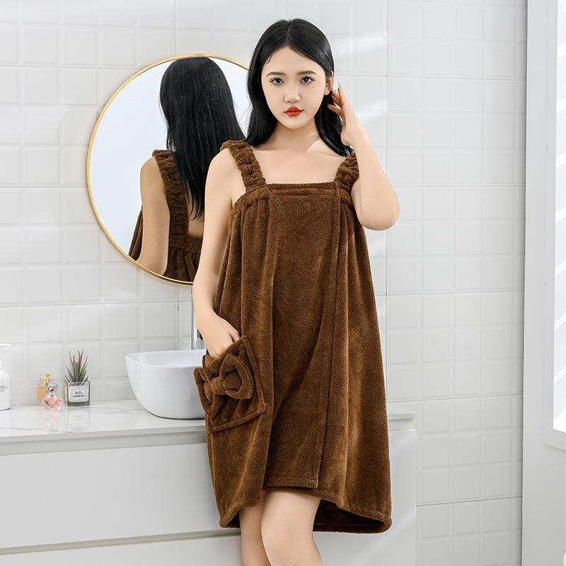 Мягкий коралловый флисовый банный халат для пары: Впитывающее воду, носимое полотенце, сексуальная домашняя пижама для взрослых