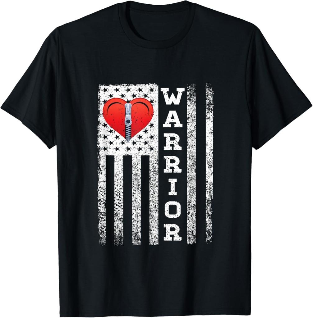 Open Heart Surgery Warrior Gift For Heart Patients Survivor Gift Unisex T-Shirt Mens Womens Tees Top
