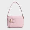 New first-layer cowhide solid color commuter small leather women's bag high-end simple portable shoulder bag