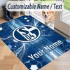 Custom Text Printed Rug Schalke 04 FC Non Slip Floor Carpet For Home Room Decor