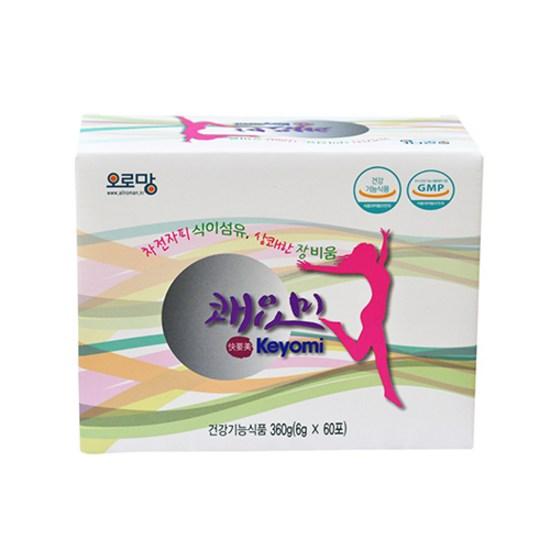 Oroman Refreshing Jibium Psyllium Dietary Fiber Kwayyomi 60 Packets, 360g, 1 unit,Korean Health Food