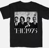 Винтажная черная хлопковая футболка The 1975, все размеры, унисекс, классическая