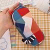 Тканевая кошачья пенал японского стиля Color Block мультяшная сумка для ручек на молнии многофункциональная сумка для хранения канцелярских принадлежностей подарок для студентов