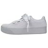 Vikky Platform Ribbon Satin Retro Casual Low-Top Sneakers Women Sneakers Gray White 366418-02