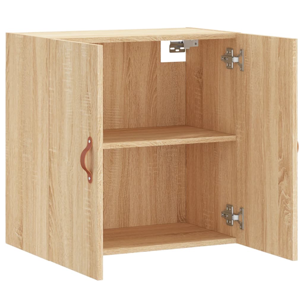Wall Cabinet Sonoma Oak Finish 60 x 31 x 60 cm Particleboard