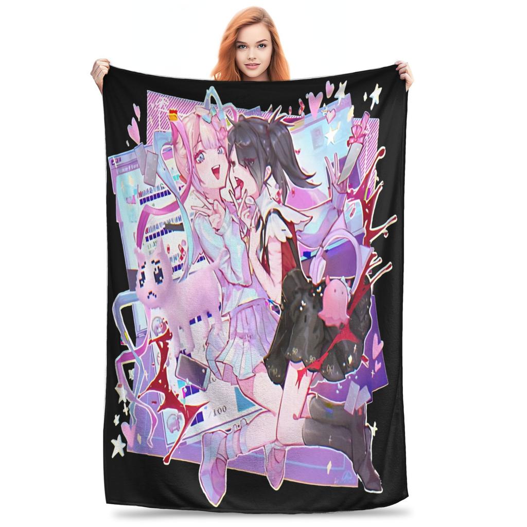 Needy Streamer Overload Blankets Lightweight Thin Fleece Healing Gifts Throw Blanket Bedspreads