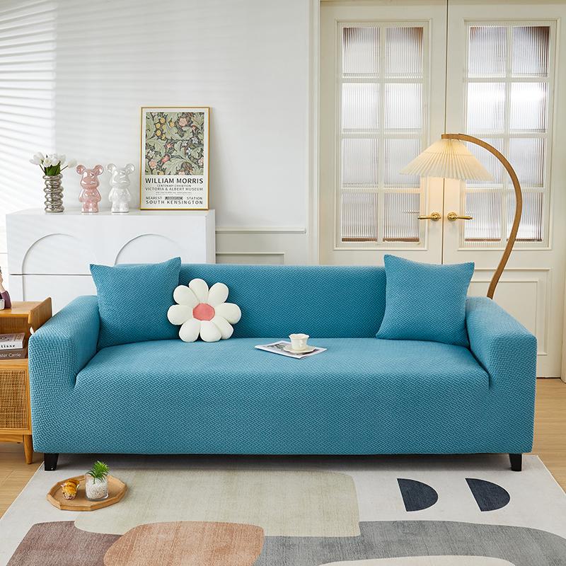 1 шт. Жаккардовый Эластичный Чехол на Диван Регулируемый Нескользящий Растягивающийся Чехол для Дивана Домашняя Гостиная Защитный Чехол для Дивана Домашний Декор