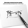 Black Marker Pen Dual Thick And Thin Nib Waterproof Pen Sketchbook Painting Ma Paint C2x7 Suppl V2H5