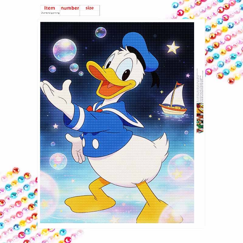 Disney Набор для алмазной живописи Дональд Дак Ручная работа DIY 5D Домашний декор Подарок