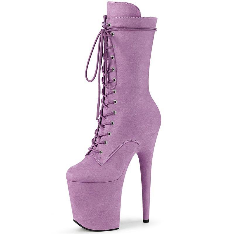 Сексуальная женская обувь Туфли для танцев на пилоне Туфли-лодочки для вечеринок и клубов Туфли на высоком каблуке Модельные ботинки Замшевые туфли