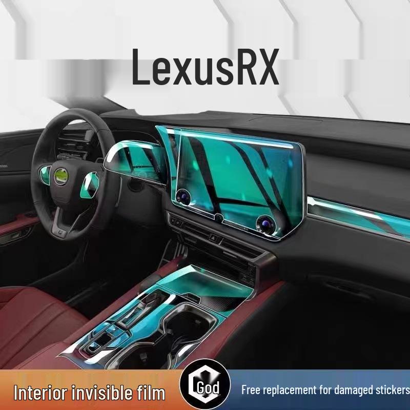 Прозрачная внутренняя пленка из ТПУ для нового Lexus RX с защитной пленкой для экрана центрального управления и аксессуарами 350