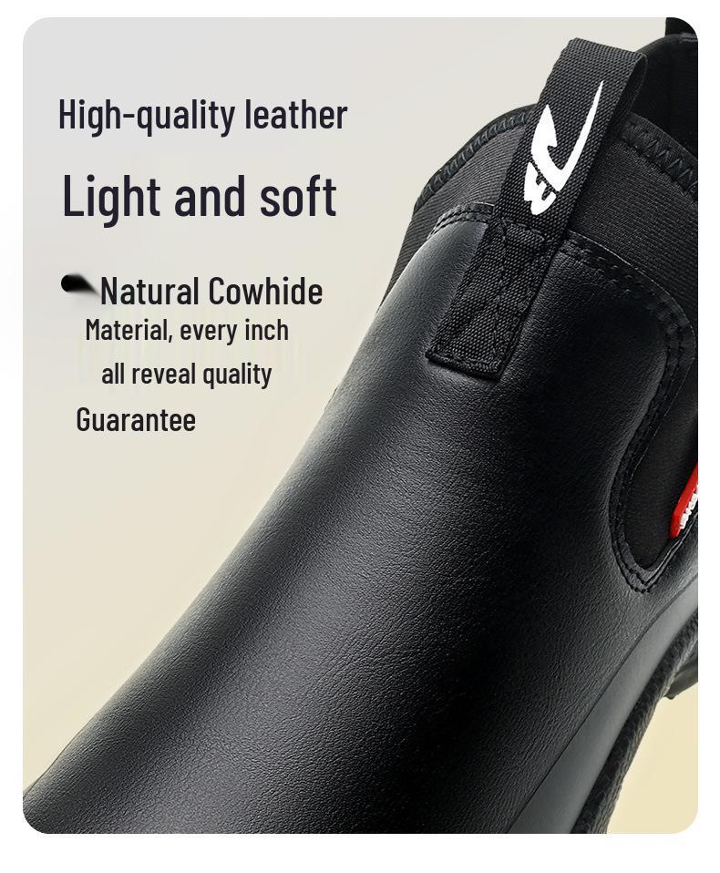 Non-Slip Lightweight Chef Shoes: Comfortable, Wear-Resistant, Ideal for Hotel Work and Long Standing, All-Season Use.