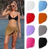 Wrap Sheer Beach Short Cover Short Sarongs Beach Bikini Soft Chiffon Swimsuit Women