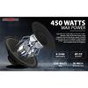 5 Core 15 Inch Subwoofer 450 Watt Car Audio Sub Woofer Pair 4 Ohm w Deep Bass Replacement Loud Speaker
