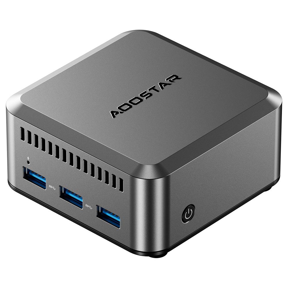 Мини-ПК AOOSTAR N1 Pro, Intel N150 4 ядра Макс. 3,6 ГГц, 12 ГБ ОЗУ LPDDR5 512 ГБ SSD, HDMI + DP + Type-C Тройной 4K дисплей