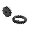 23T 2 Mod Hardened Steel Spur Gear with Motor Pinion Gear for E Revo 2.0 RC Car Upgrade Parts 17T