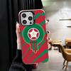 Morocco Flag Shockproof Phone Case for iPhone 17 Air 16 16E 15 Pro Max 14 Plus 13 Mini 12 Back Cover Anti Fall Fundas