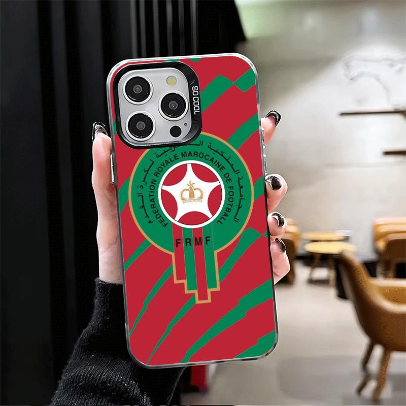Morocco Flag Shockproof Phone Case for iPhone 17 Air 16 16E 15 Pro Max 14 Plus 13 Mini 12 Back Cover Anti Fall Fundas