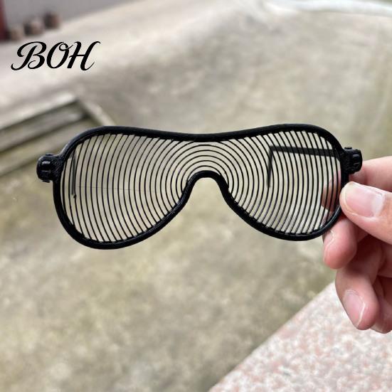 Niche Cool Sunglasses 10Pcs 3D Printed Fashion Sunglasses, Summer Beach Glasses, Large-frame Versatile Vacation Eyewear Eye Protection Lightweight