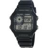 Casio AE-1200WH-1A Цифровые часы Мужские Черный Ремешок из Смолы Водонепроницаемые