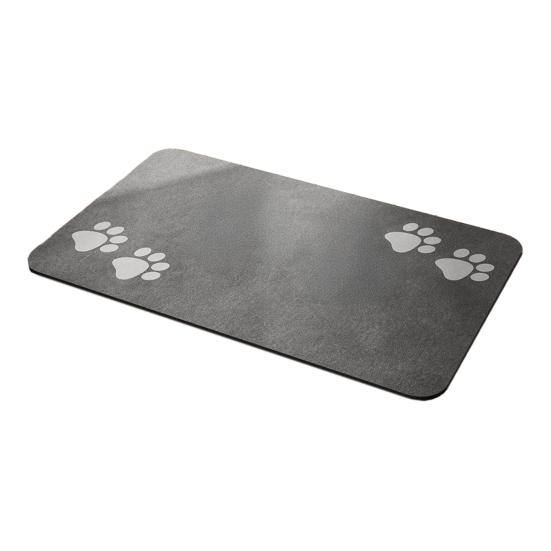 Коврик для мисок собаки Коврик для кормления питомца Коврик-подставка для питомца Быстросохнущий Коврик с влагопоглощающей зоной Коврик-дозатор