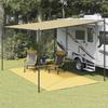 Tent Carpet - vidaXL - 250x400 Cm - Beige - 100% Polyethylene - Weather-resistant