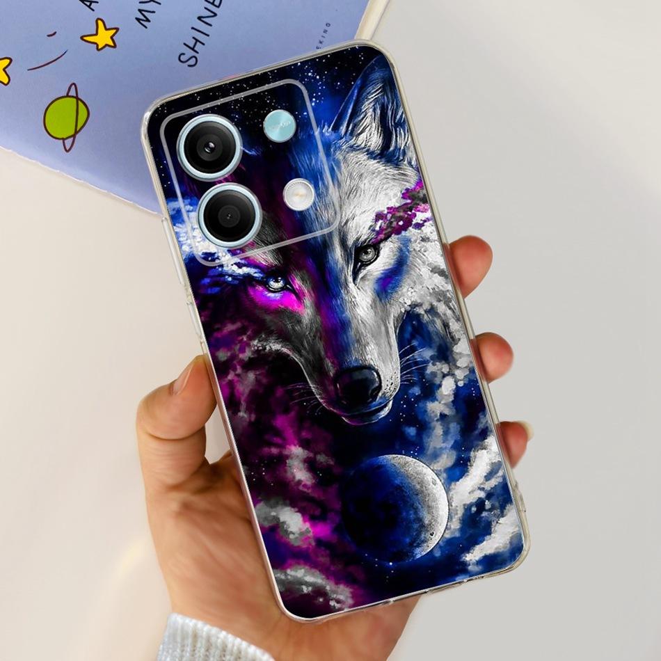For Xiaomi Redmi Note 13 4G Case Redmi Note 13 Pro 4G Global Cute Soft Silicone TPU Slim Cover For Redmi Note13 13Pro 4G