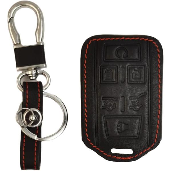 Silicone Keyless Remote Key Fob Cover Case fit for 2017 2016 2015 2014 GMC Yukon Chevrolet Tahoe Suburban. Part Number:M3N-32337100(6 Buttons)