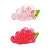 10Pcs Glowing Grapes Small Resin Grapes Beads Glowing Grapes Fruit Miniatures for Jewelry Making Craft Embellishment