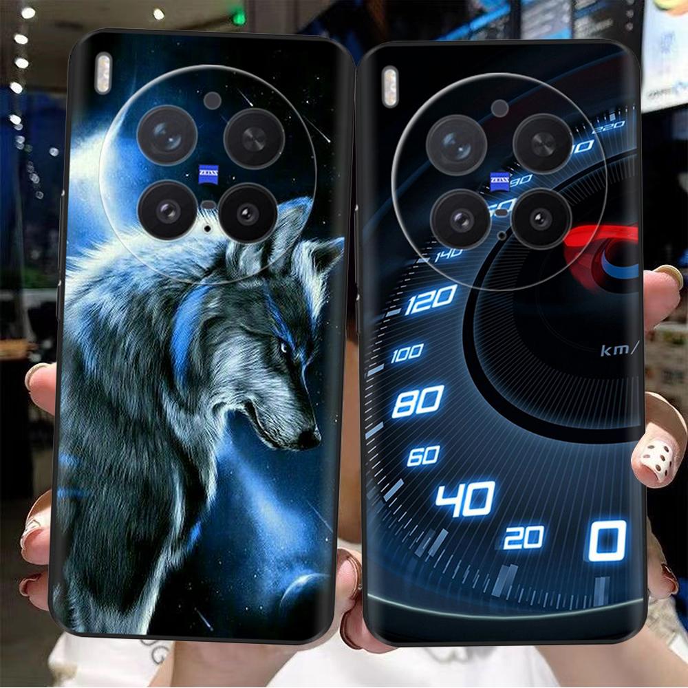Для VIVO X300 X300 Pro Чехол Волк Мультяшный Силиконовый Мягкий ТПУ Задняя Крышка для Vivo X300 Pro Чехлы для Телефона Защита Корпуса Funda Coque