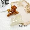Luohe Jewelry Large Jelly Acetate Hair Clip - Elegant Fairy Puppy Claw Shark Clip