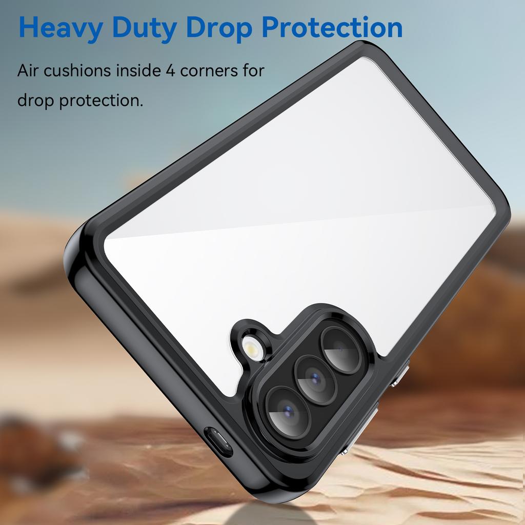 For Samsung Galaxy A57 5G Case TPU + Acrylic Protective Clear Phone Cover