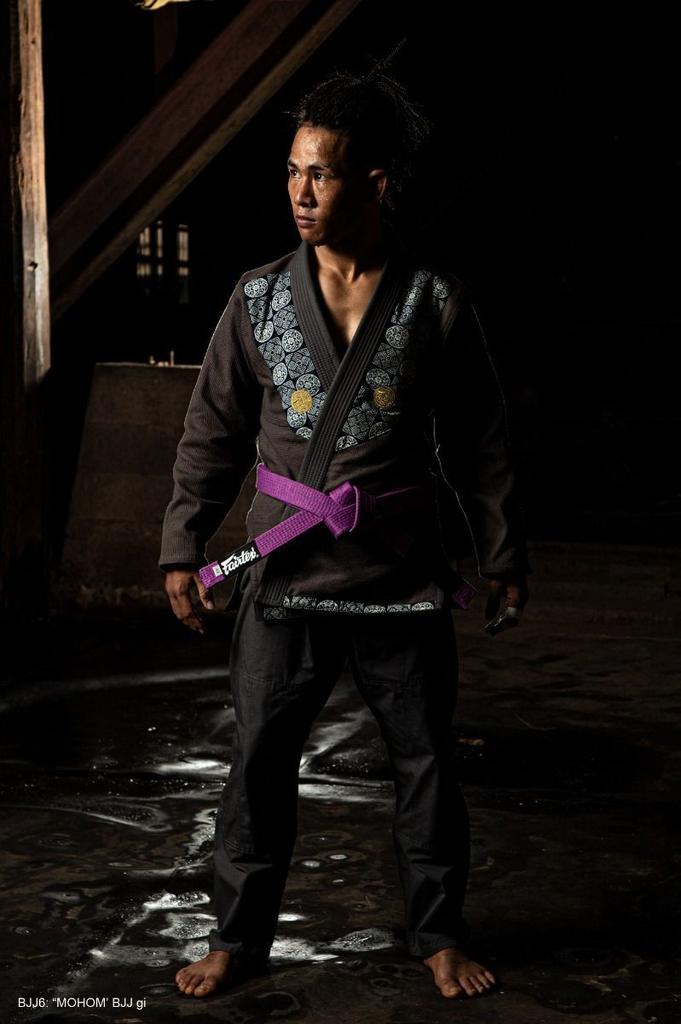 Fairtex Men's MOHOM Premium BJJ Kimono/Gi Gray A1