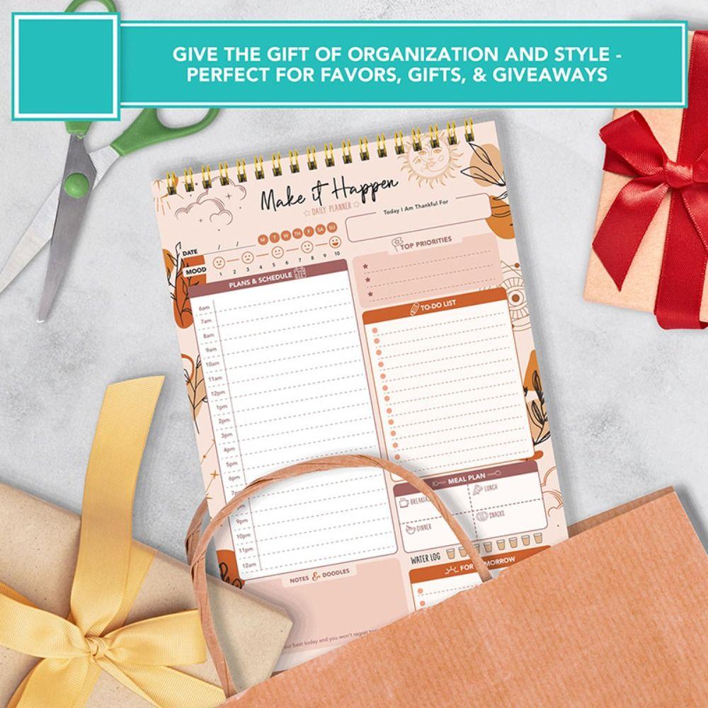 Portable To Do List Notepad Easy Tear-off A5 Agenda Planner Schedule Writing Pads Office Supplies