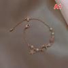 Exquisite Bracelets For Women Star Moon Zircon Pearl Bracelet Simple